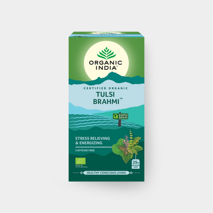 Organic India Tulsi Brahmi Tea 25 x 2 g