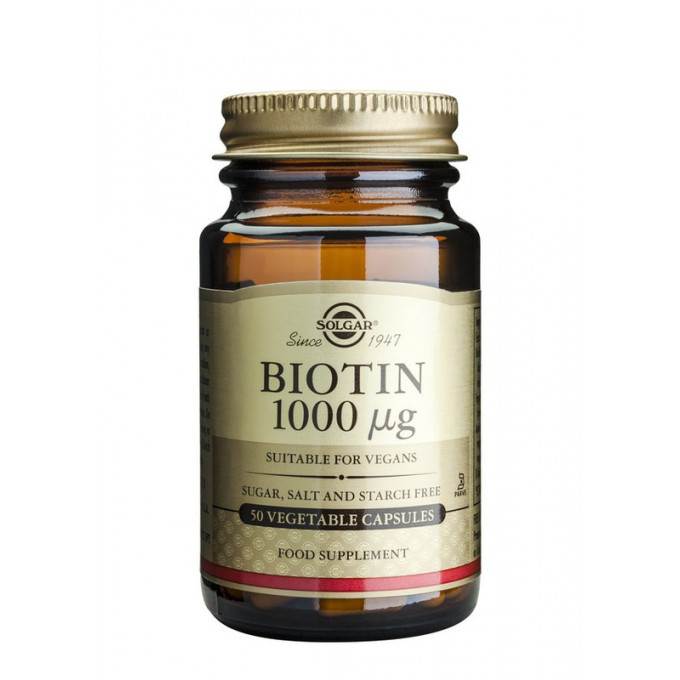 Solgar Biotin 1000 mg 50 kapslí