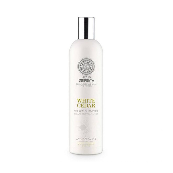 Natura Siberica Siberie Blanche Bílý cedr - šampon pro objem a lesk 400 ml