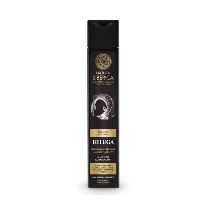 Natura Siberica Men šampon pro podporu růstu vlasů a proti jejich vypadávání (Beluga) 250 ml