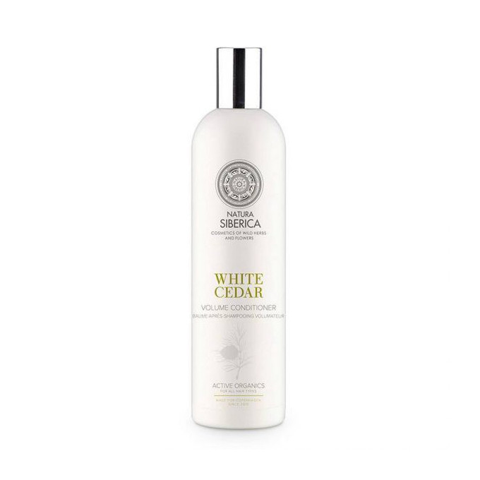 Natura Siberica Kondicionér pro větší objem - Bílý cedr 400 ml