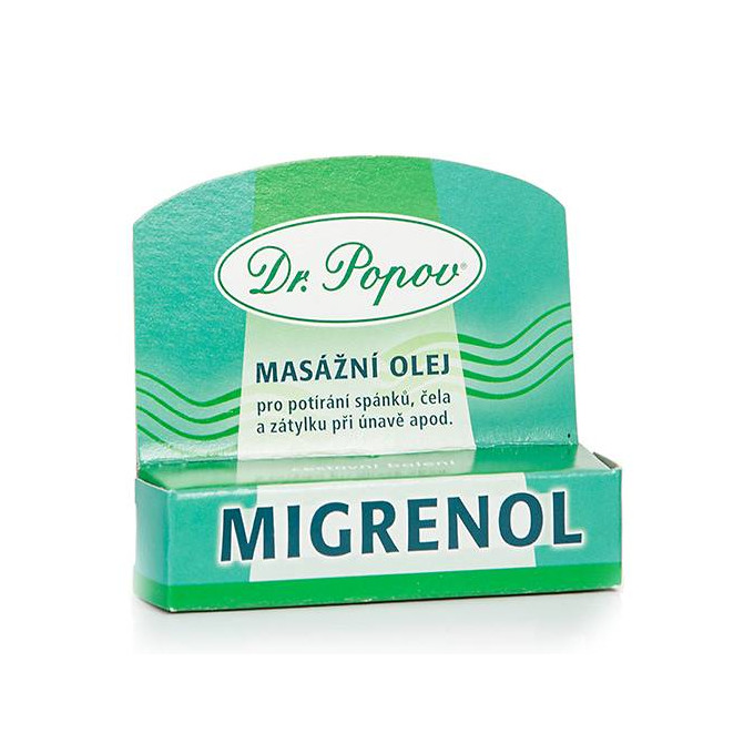 Dr. Popov Migrenol masážní olej roll-on 6 ml