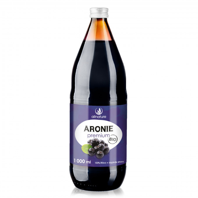 Sonnenmacht Aronie Premium - 100% Bio šťáva 1000 ml