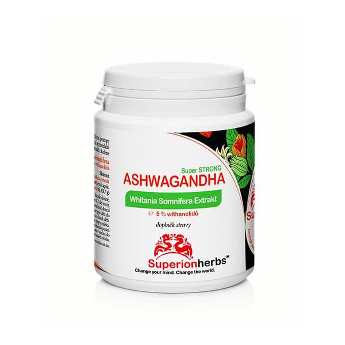 Superionherbs Ashwagandha 90 kapslí