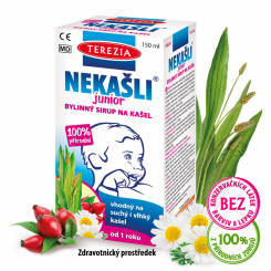 Terezia Company NEKAŠLI Junior 100% přírodní bylinný sirup na kašel 150 ml