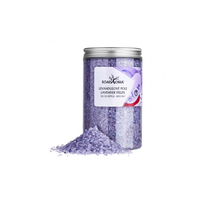 Soaphoria Levandulové pole - Přírodní sůl do koupele 500 g