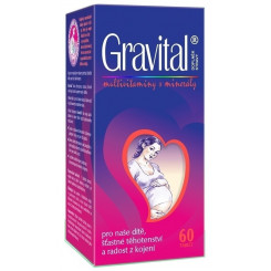 VitaHarmony Gravital - multivitaminy pro těhotné a kojící ženy 60 tablet