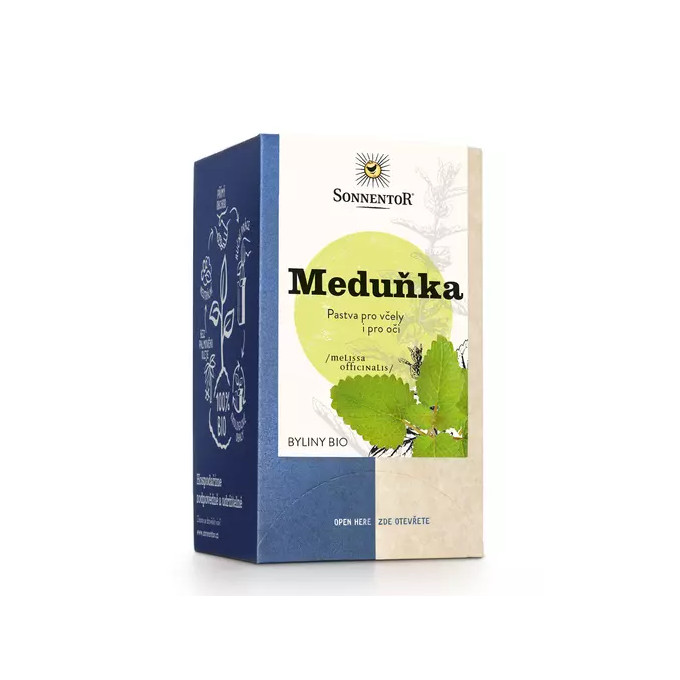 Sonnentor Meduňka bio porcovaný dvoukomorový čaj 21.6 g