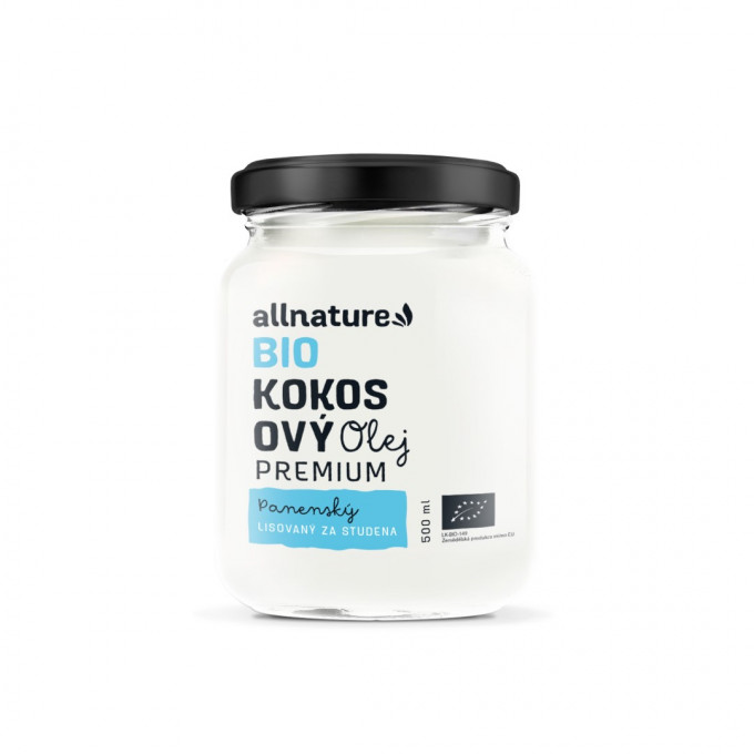 Allnature Bio Premium Kokosový olej 500 ml