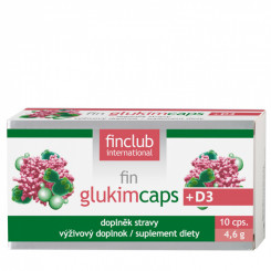 Finclub Glukimcaps+D3 10 cps.