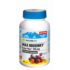Swiss NatureVia Max Brusinky 8500 mg Cran-Max 36 tbl.