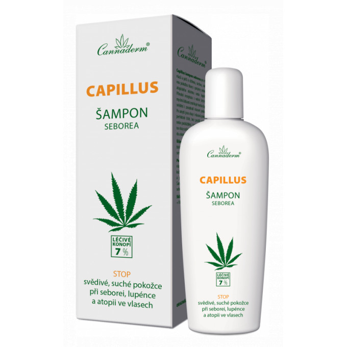 Cannaderm šampon pro suchou a citlivou pokožku hlavy Capillus Seborea 150 ml