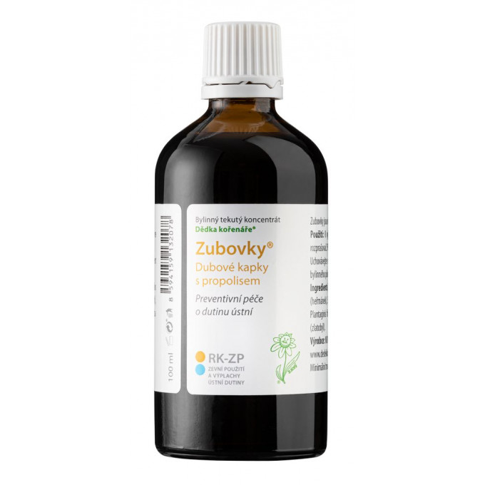 Novy - dědek kořenář Dědek kořenář Dubovky zubovky 100 ml