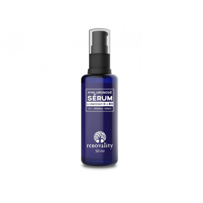 Renovality Hyaluronové sérum s vitamínem C a B3 50 ml