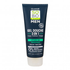 SO’BiO étic Gel sprchový MEN 3v1 osvěžující vetiver 200 ml BIO