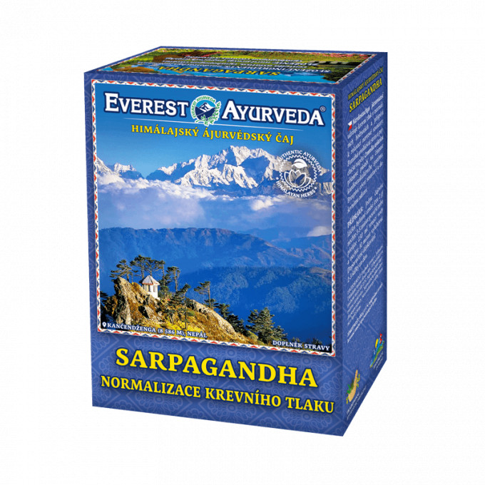 Everest Ayurveda Sarpagandha - Normalizace krevního tlaku 100 g sypaného čaje