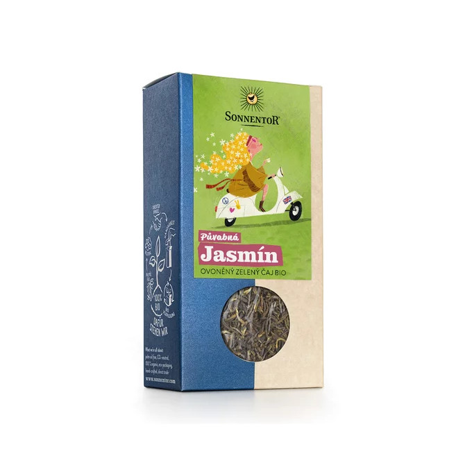 Sonnentor Půvabná Jasmín - ovoněný zelený čaj bio 100 g