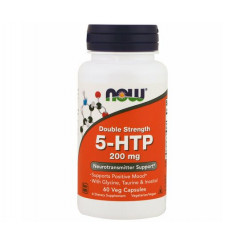 NOW Foods 5-HTP, 200 mg, 60 rostlinných kapslí