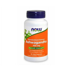 NOW Foods Ashwagandha 450 mg 90 kapslí