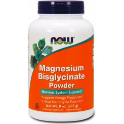 NOW Foods Magnesium Bisglycinate powder (Hořčík bisglycinát prášek) 227 g