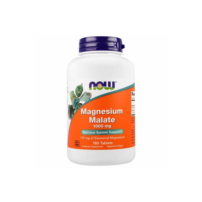 NOW Foods Magnesium Malate 1000mg 180 tablet