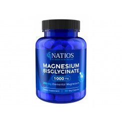 Natios Magnesium Bisglycinate 1000 mg + B6 100 kapslí