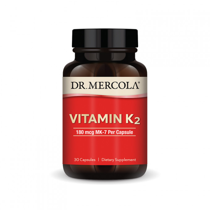 Dr. Mercola Vitamín K2 180 mcg 30 kapslí Dr. Mercola Vitamín K2 180 mcg 30 kapslí