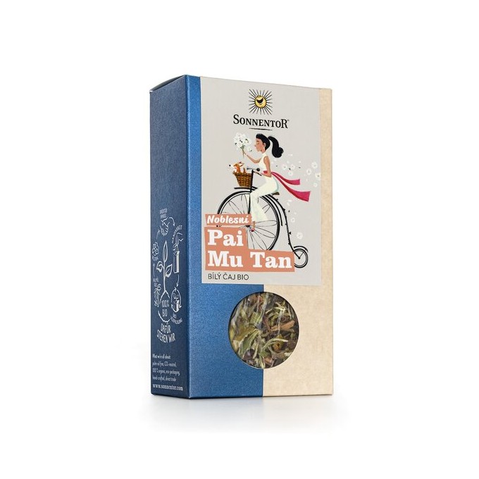 Sonnentor Noblesní Pai Mu Tan BIO bílý čaj 40 g