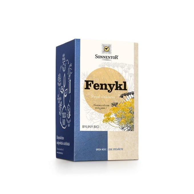 Sonnentor Fenykl BIO 18 sáčků
