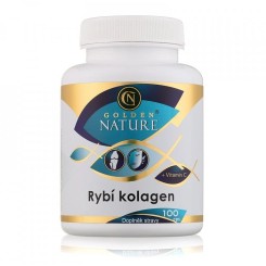 Golden Nature Rybí kolagen + Vitamin C 100 cps.