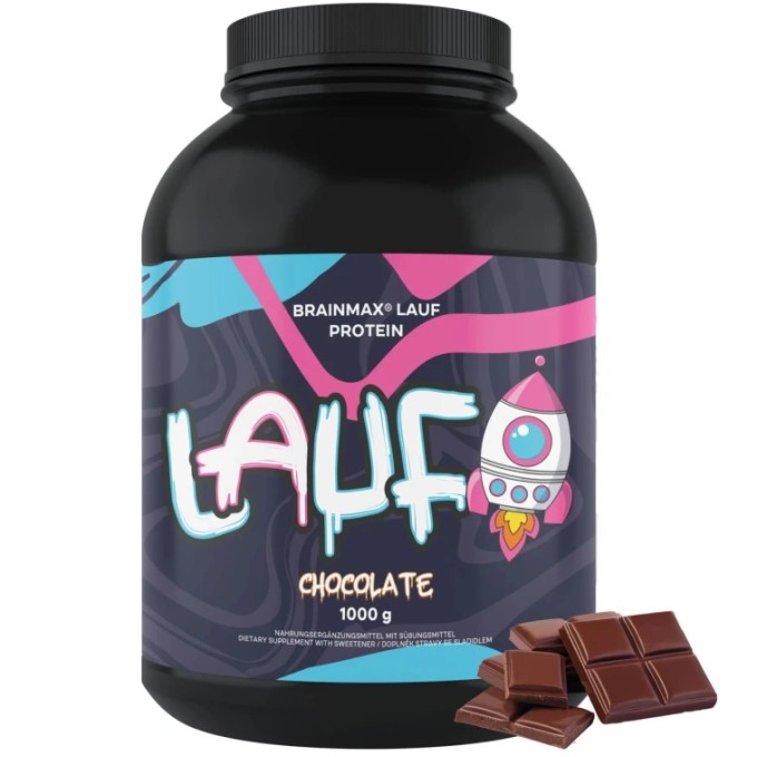 BrainMax LAUF Protein, nativní syrovátkový protein- čokoláda 1000 g