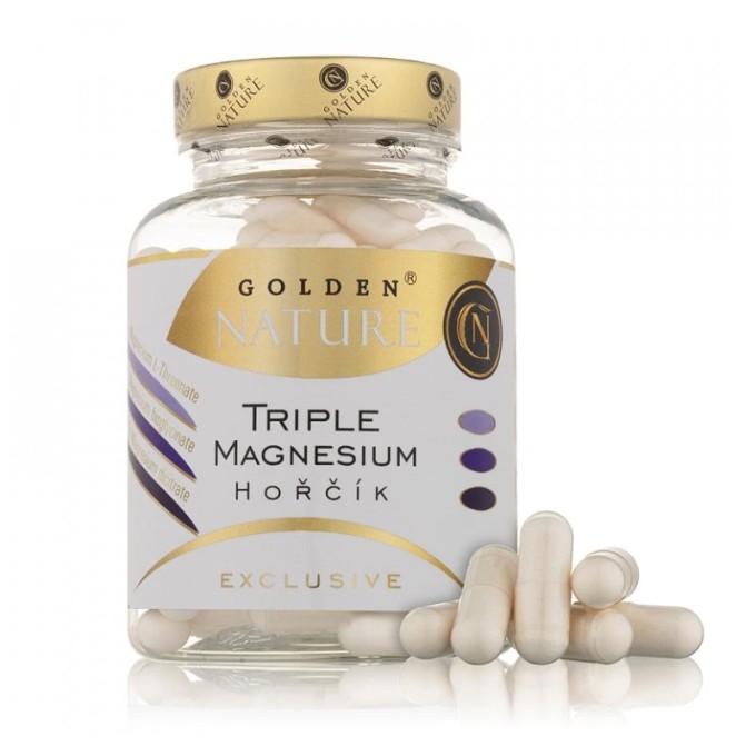Golden Nature Exclusive Triple Magnesium (Hořčík) 100 cps.