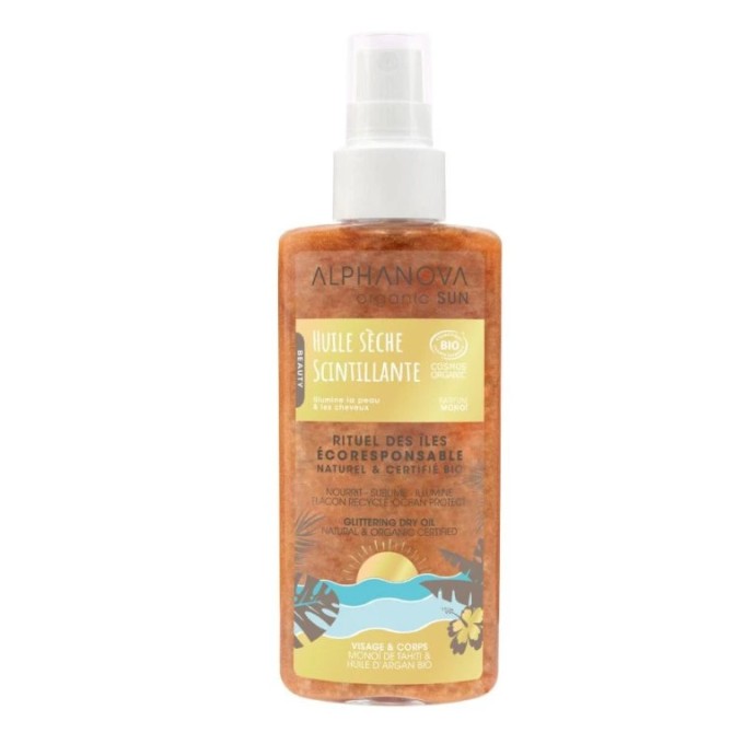 Alphanova BIO Pečující olej třpytivý 125 ml