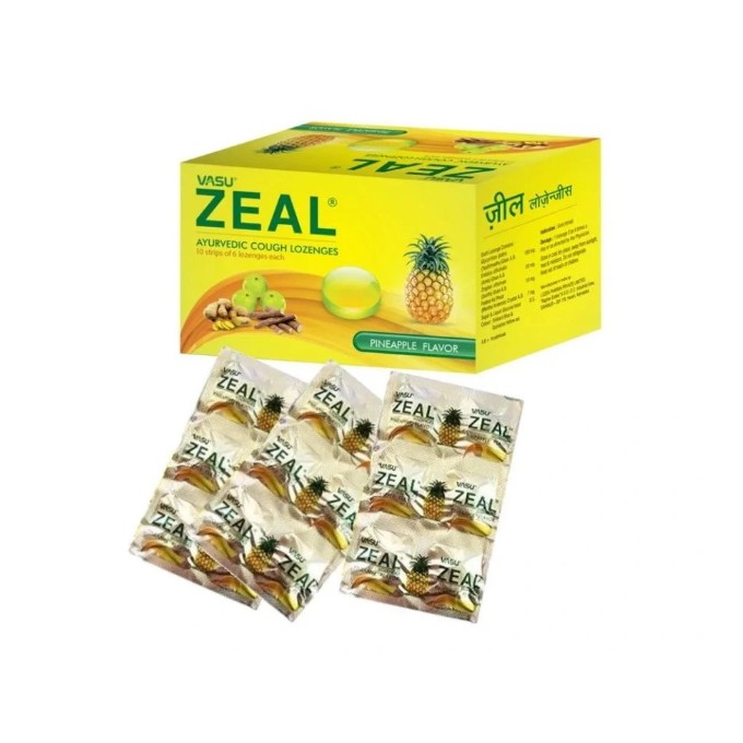 VASU ZEAL bylinné pastilky 60 pastilek