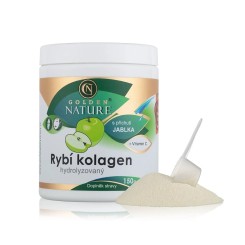 Golden Nature Hydrolyzovaný Rybí kolagen + Vitamin C (jablko) 150 g