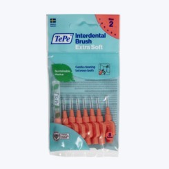 TePe Extra soft mezizubní kartáčky 0,5 mm, světle červené 8 ks