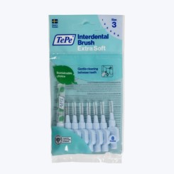 TePe Extra soft mezizubní kartáčky 0,6 mm, světle modré 8 ks