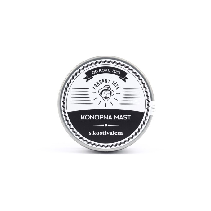 Konopný táta Konopná mast s kostivalem 80 ml