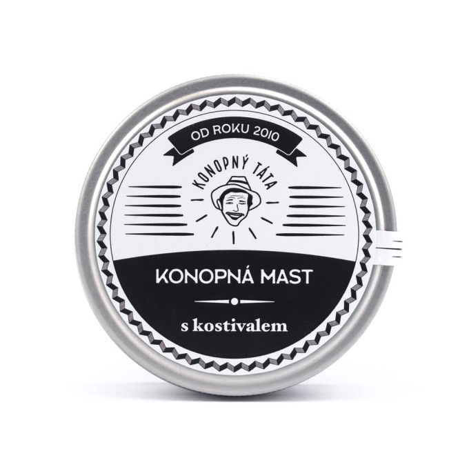Konopný táta Konopná mast s kostivalem 200 ml