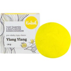 Kvitok Tuhý šampon s kondicionérem pro světlé vlasy Ylang Ylang 50 g