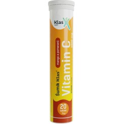Klas Šumík Vitamin C 1000 mg (příchuť mango a pomeranč) 20 tablet