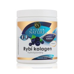 Golden Nature Hydrolyzovaný Rybí kolagen + Vitamin C (borůvka) 150 g
