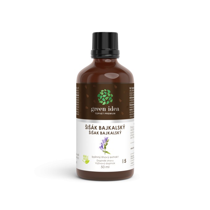 Topvet Šišák bajkalský - Bylinný lihový extrakt 100 ml