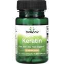 Swanson Keratin 50 mg 60 kapslí