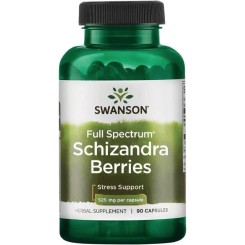 Swanson Schizandra Berries (Klanopraška čínská) 525 mg 90 kapslí