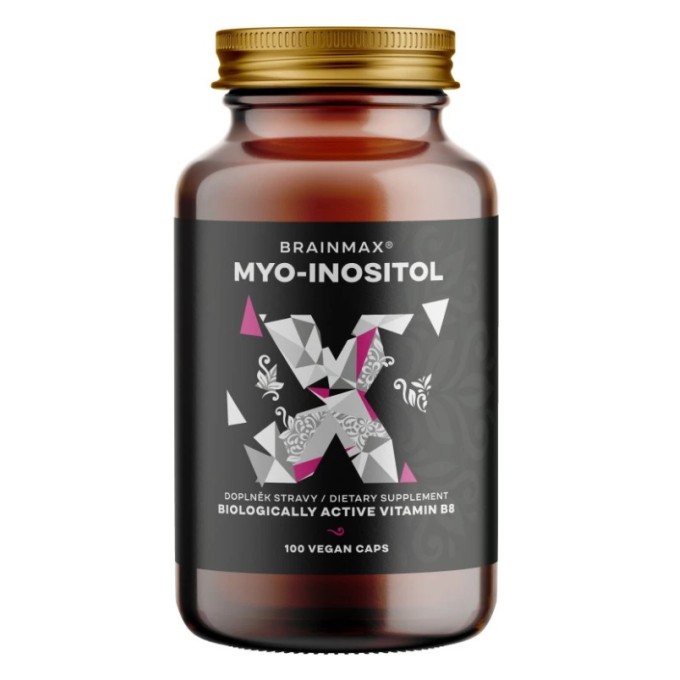 BrainMax Myo-Inositol 500 mg 100 rostlinných kapslí BrainMax Myo-Inositol 500 mg 100 rostlinných kapslí
