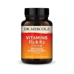 Dr. Mercola Vitamín D3 1000 IU + K2 30 kapslí