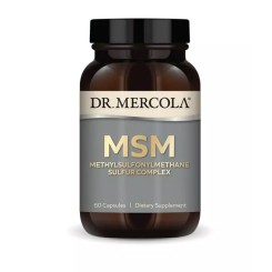 Dr. Mercola MSM, organický komplex síry 1000 mg, 60 kapslí