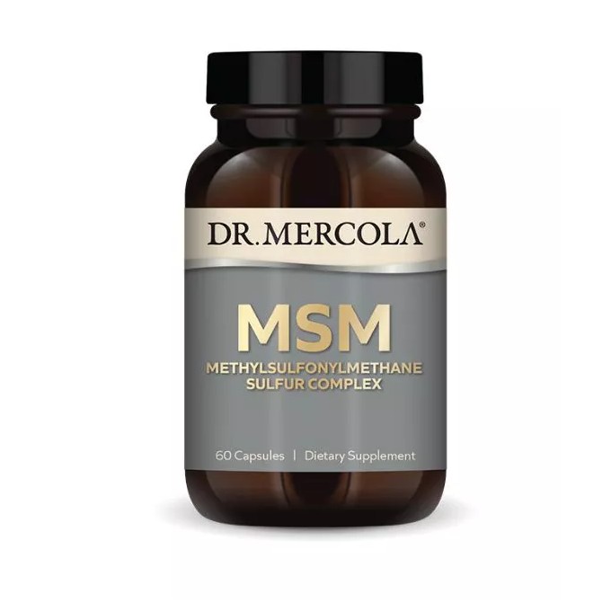 Dr. Mercola MSM, organický komplex síry 1000 mg, 60 kapslí Dr. Mercola MSM, organický komplex síry 1000 mg, 60 kapslí