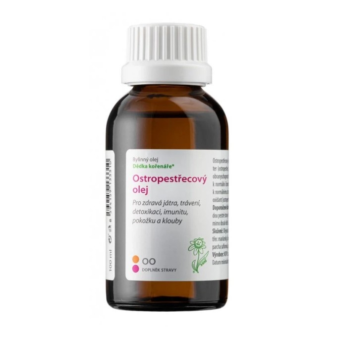 Dědek Kořenář Ostropestřecový olej OO 100 ml